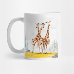 Tripple Giraffe Mug